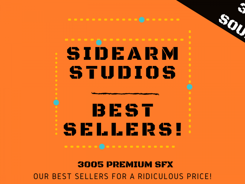 Sidearm Studios - Best Sellers