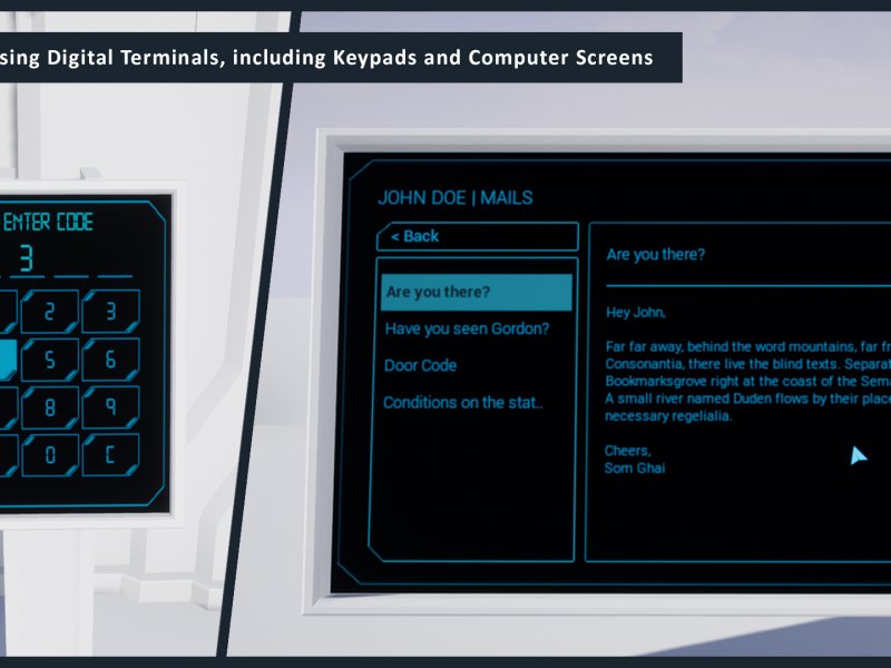 Widget Interaction System with Terminals & Keypads