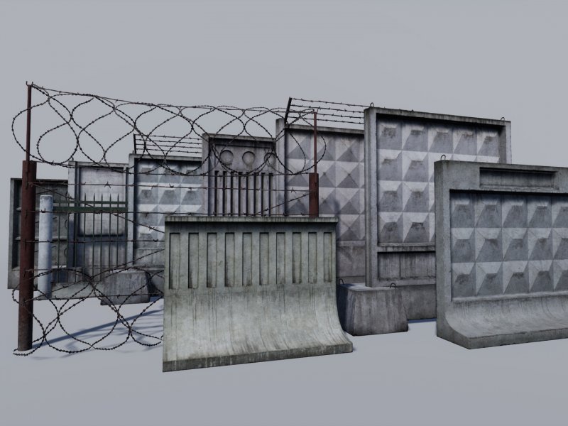 Modular Concrete and Metallic Fence Pack