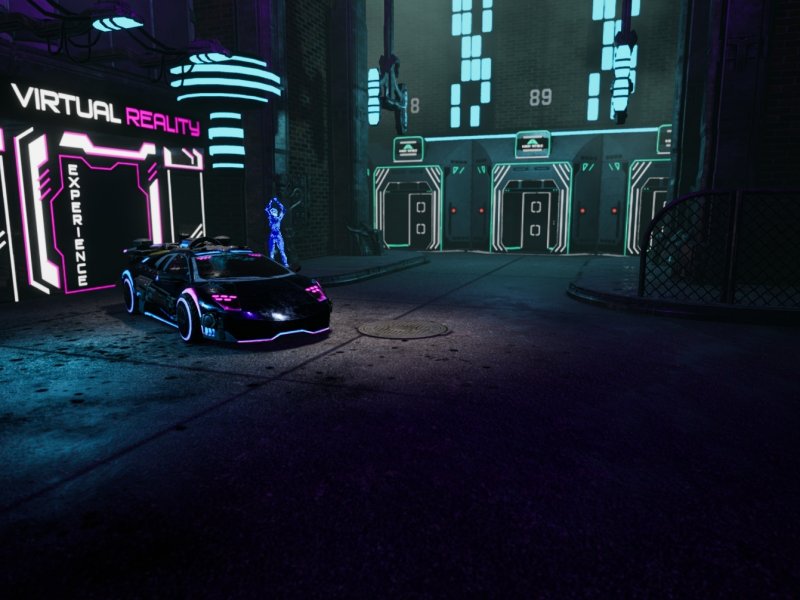 Cyberpunk Alley Storefronts Pack