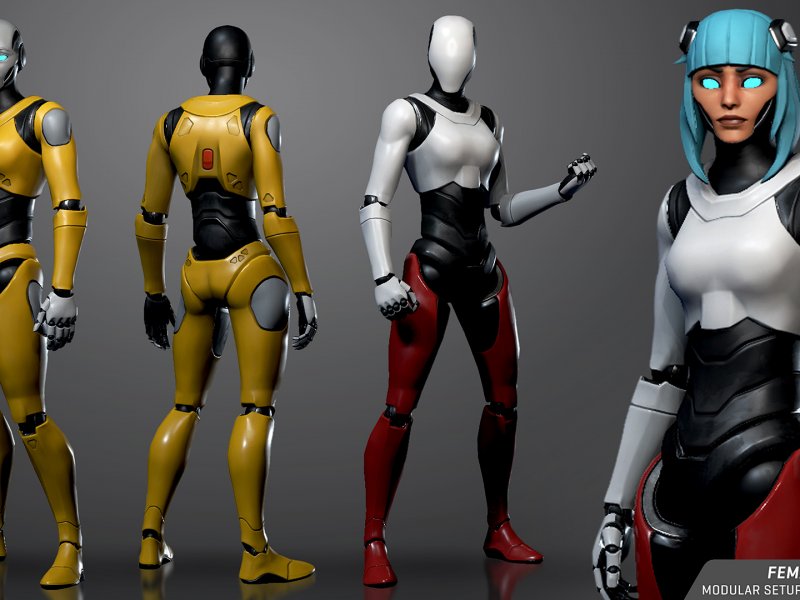 Female Mannequin Character