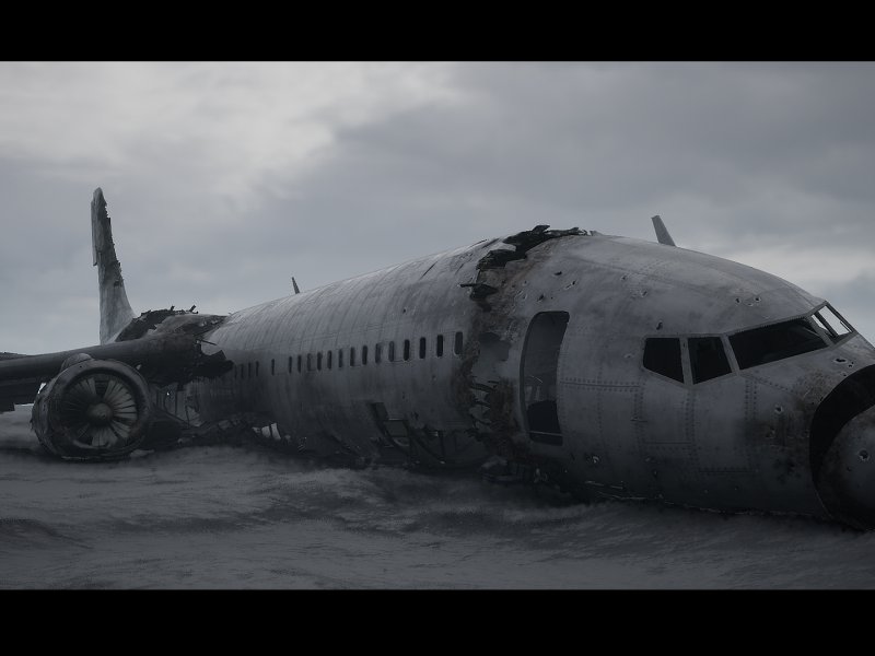 Crashed Airliner