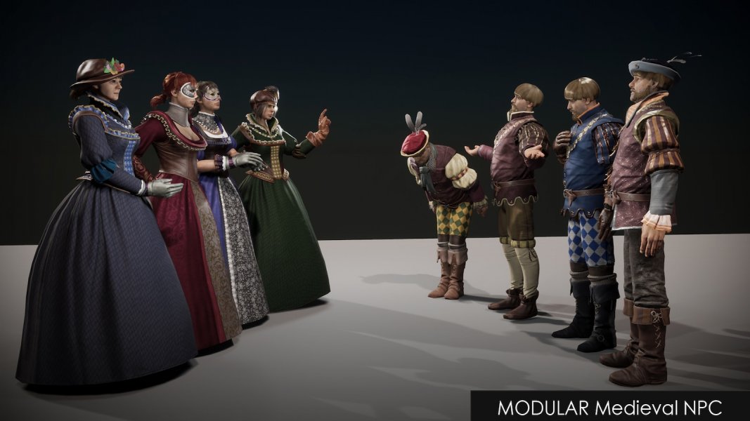 Modular Medieval NPC