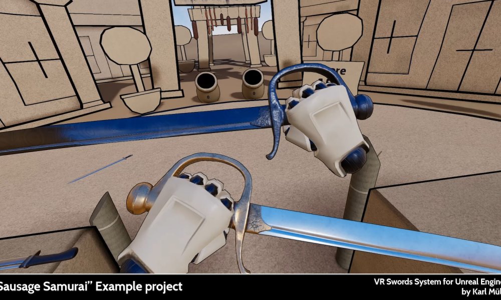 VR Swords and Slicing System Historical