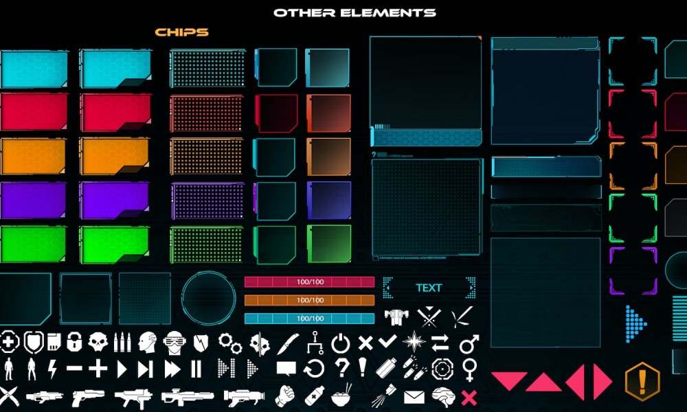 Cyberpunk RPG UI