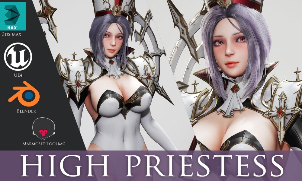 High Priestess - Game Ready