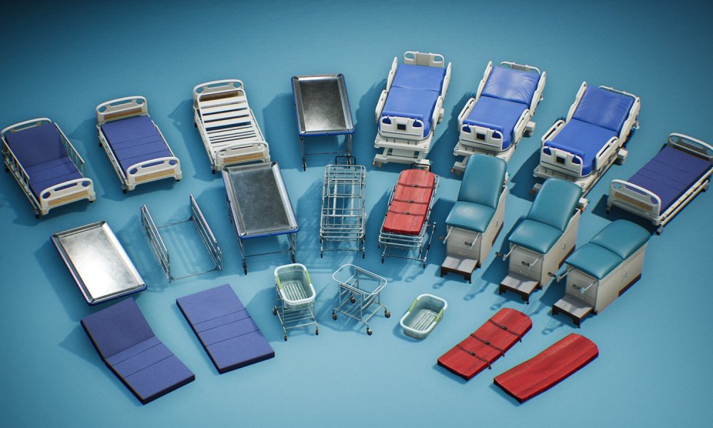 Modern Hospital Props VOL.3