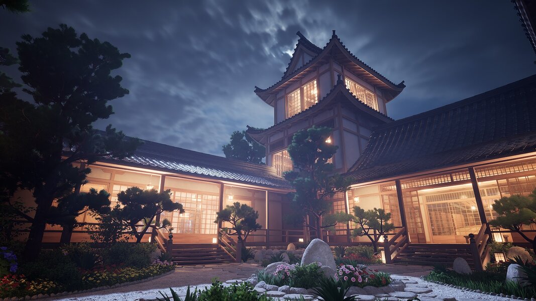 Ryokan [Japanese Courtyard]