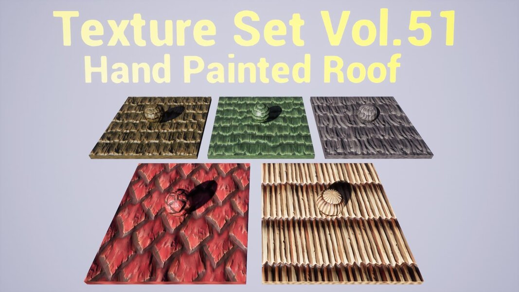 Roof Vol.51 - Hand Painted Textures