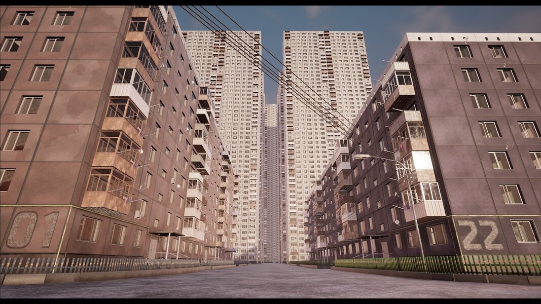 Procedural Russian Apartment Buildings