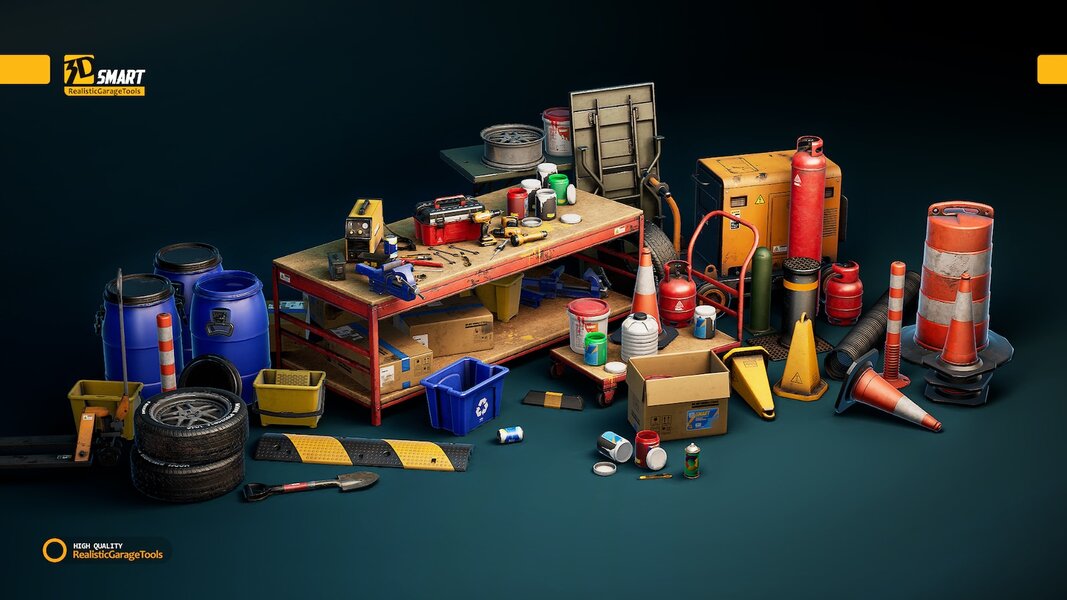 Realistic Garage Tools