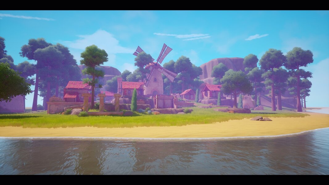 Stylized Ruined Village
