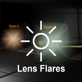 Custom Lens Flares Material