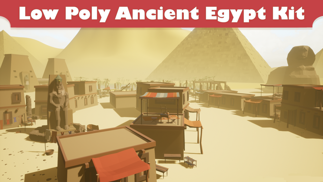 Low Poly Ancient Egypt Kit
