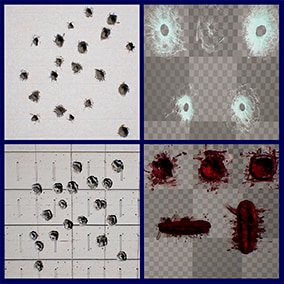 Bullet Hole Decals