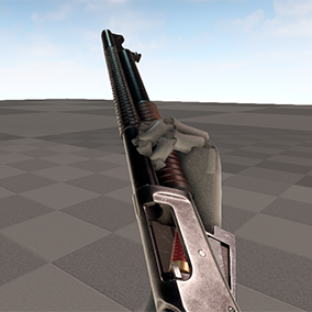 Animated Western Shotgun