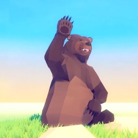 Poly Art Bear