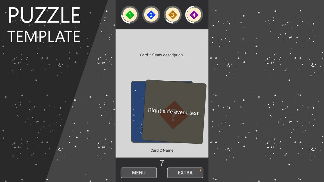 Card Puzzle Template for PC and Mobile