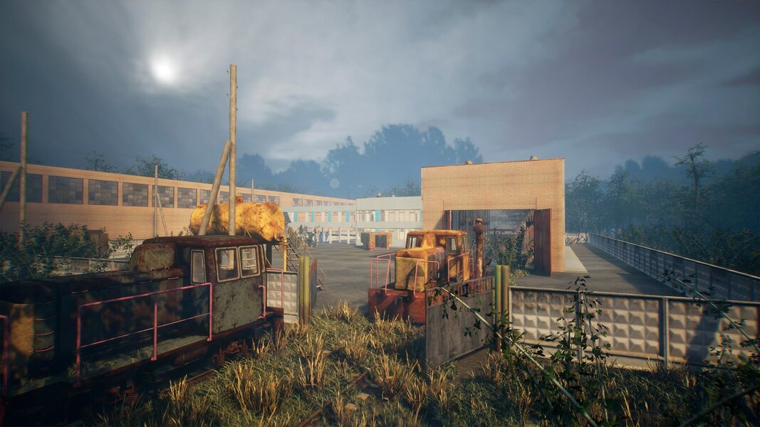 Abandoned working railway zone