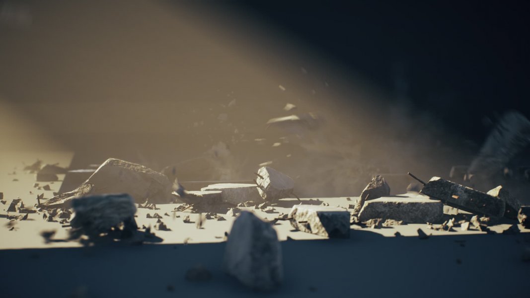 Concrete Debris VFX Pack