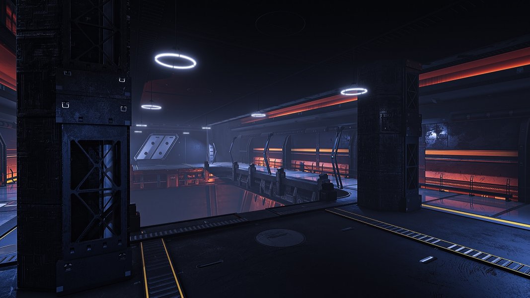 Modular Sci-Fi Underground Environment