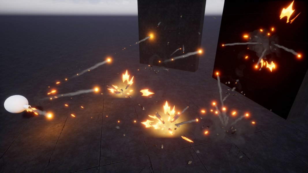 Niagara Toon Projectiles 2