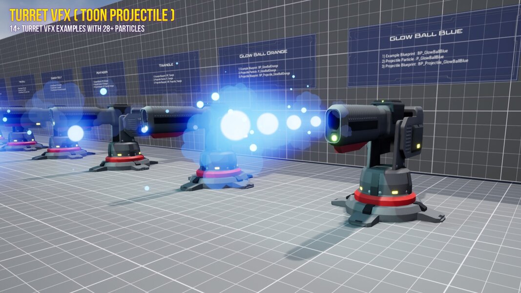 Toon Projectile VFX Pack