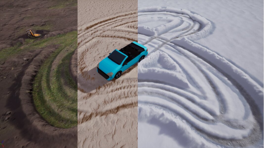 Interactive Snowfield