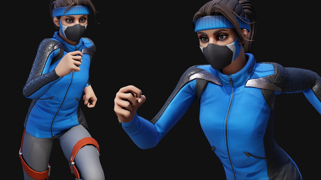 Workout Set for Stylized Female and new female body