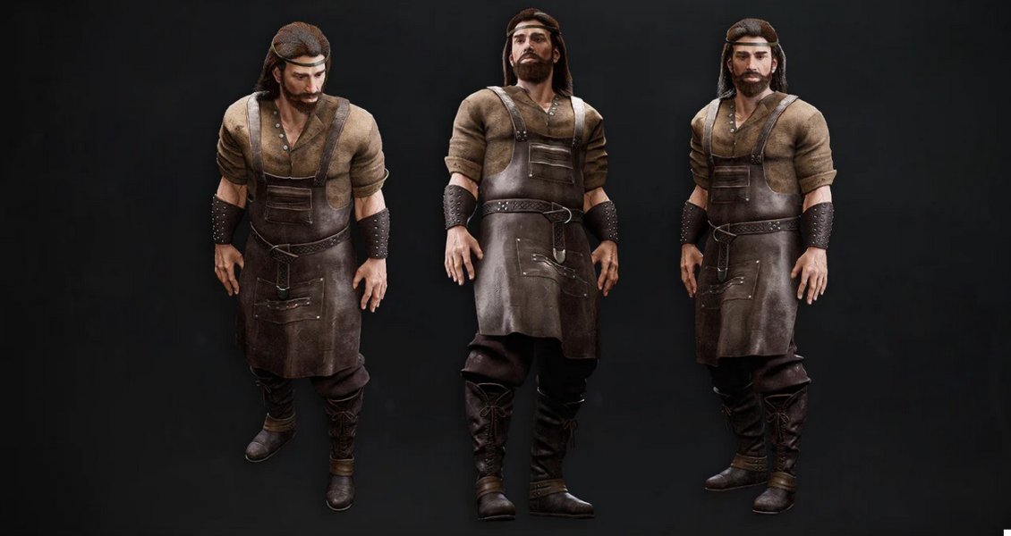 Modular Blacksmith - Male Humans - Fantasy Collection